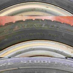 185/65R14冬タイヤ鉄ホイールセット4本の画像