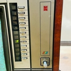 ★昭和アンティークレトロ ナショナル パナカラー 16型 ブラウン管 テレビ★の画像