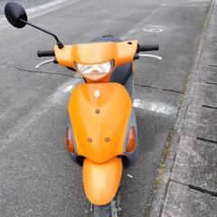 　自賠責保険付き　バイク スズキ　レッツ4  インジェクション　実働の画像