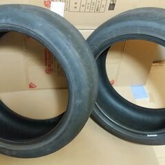 手渡し 残溝有り タイヤ 2本 廃タイヤ 近し フェデラル 215/45R17 91W XL 215-45-17 ヒビ割れ 処分 遊び用？ FEDERAL 595rs-proの画像