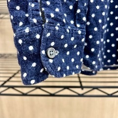 エンジニアードガーメンツ　ポルカドットラウンドカラーシャツの画像