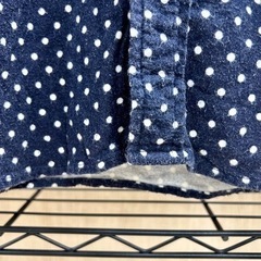 エンジニアードガーメンツ　ポルカドットラウンドカラーシャツの画像