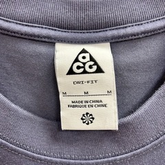 美品！NIKE ACG ナイキ　エーシージー　ロゴ刺繍　Tシャツの画像