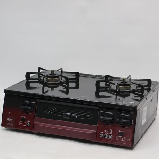 334)Rinnai/リンナイ ガステーブル ラクシエファイン 都市ガス用 KG66VTRR 2021年製 水無し両面焼き