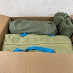 ロゴステント＆キャンプテーブルセットの画像