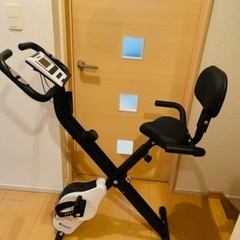 【お譲り先決定】STEADY スタディ　フィットネスバイク　背もたれ付き　折りたたみ式　エアロバイク　ST120の画像