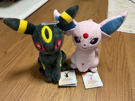 ポケモンぬいぐるみ【エーフィー・ブラッキー】