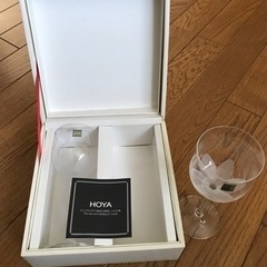 ⭐︎華やか！【HOYA】クリスタルグラス★花柄