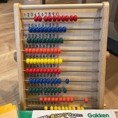 子供用品 キッズ用品 幼児教育　学研　100玉そろばん　百玉そろばん
の画像