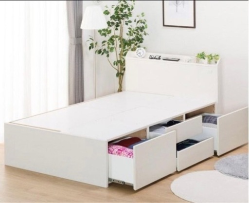 ニトリ NITORI シングルベッド 収納 大容量