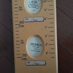 フォトフレーム付き身長計の画像