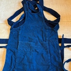 前掛け　どんぶり　色あせの画像