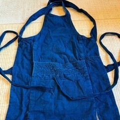 前掛け　どんぶり　色あせの画像