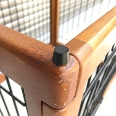 「決まりました」犬ゲージ　小型犬用　　木製　の画像