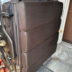 折り畳みベッド　ブラウン