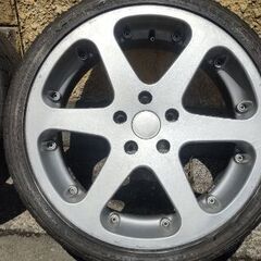 ZEIT RS 18インチ 4本 114.3 7.5J +48 BRIDGESTONE USDM 北米仕様 コンケイブ スポーク の画像