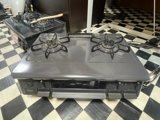 【リサイクルサービス八光】2023年製　パロマ IC-S87K-L ガステーブルコンロ 左強火 プロパンガス用