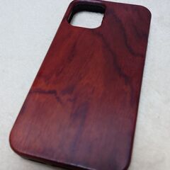 iPhone12mini ウッドケースの画像