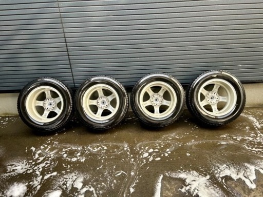 BS BRIDGESTONE BLIZZAK VRX2 195/65R15 15インチ　アルミホイール 5穴　114.3 スタッドレス