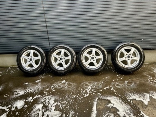 BS BRIDGESTONE BLIZZAK VRX2 195/65R15 15インチ　アルミホイール 5穴　114.3 スタッドレス　タイヤホイールセット