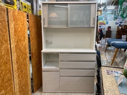 【愛品館 江戸川店 キッチン収納】ニトリ（NITORI）キッチンボード ポスティア ID:151-008153-105