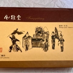 京劇お面(壁掛け)【未使用】の画像