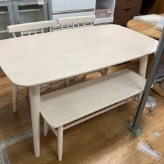 ニトリ ダイニング4点セット ナッツ 中古