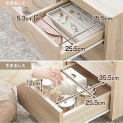 家具 ドレッサーの画像