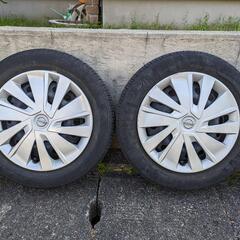 【取引中】日産デイズ　DBA-B21W　タイヤ＆スチールホイール　155/65R14の画像