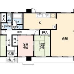 値下げ☆店舗経営・副業など始めたい方必見！広い店舗エリア付…