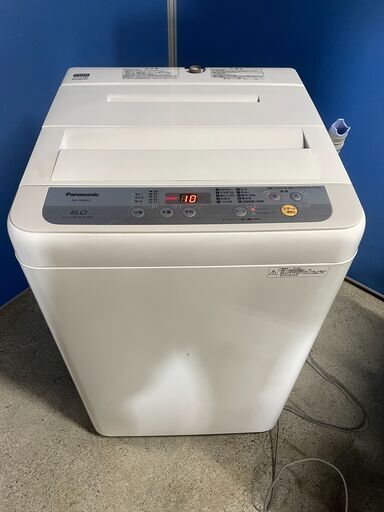 【美品】Panasonic 6.0kg洗濯機 NA-F60B12 2018年製 通電確認済み 良品 人気 早い者勝ち 引取歓迎 配送OK