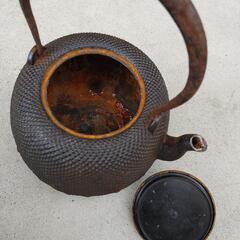 鉄瓶 茶道具 骨董古瓶 アンティークの画像