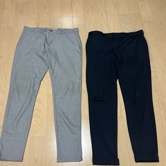 ほぼ未使用　ZARA スラックス　2本セット