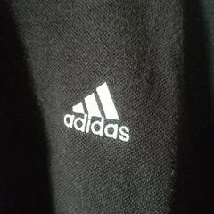 アディダスポロシャツ(M)ブラックの画像