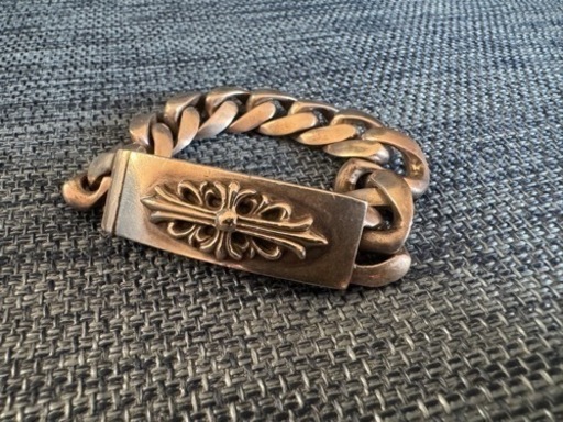 クロムハーツ フローラルクロス IDブレスレット 11リンク