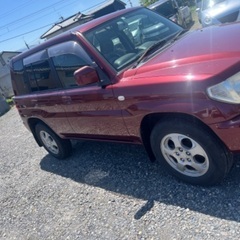 値下げしました　三菱　17年式　パジェロイオ4WD AT 車検あり　走行少ない　税金コミ　下取り交換可能の画像