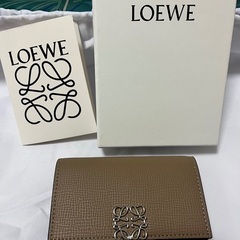 ロエベ ミニ財布 ブラウン