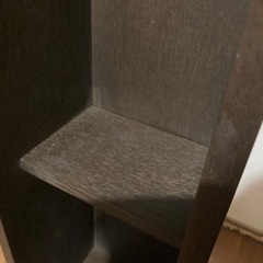 ★受渡予定★【無印良品】壁に付けられる家具箱　ウォールナット　定価7,990円の画像