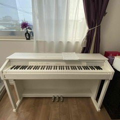 電子ピアノ（白）お譲りします。の画像