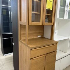 ジモティ来店特価!!　レンジボード　木目　シギヤマ家具　　J-0519
