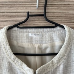 【中古】レディーススーツジャケット、ベージュ、GLACIER、ハニーズの画像