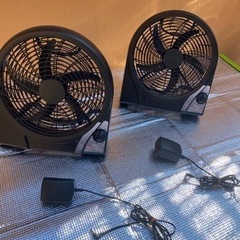 【受け渡し者決定、お問い合わせ終了】リチウム電池内蔵充電式扇風機...