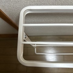 山崎実業　バスタオルハンガー　ホワイトの画像