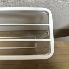 山崎実業　バスタオルハンガー　ホワイトの画像