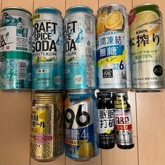 お酒500mll×5本+350ml l×2本+ 眠眠打破l×1本+Q&Pコーワゴールドl×1本(9本)の画像