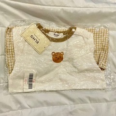 【新品】ベビー服(80サイズ)　半袖ロンパース