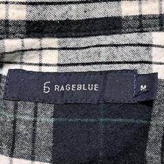 RAGEBLUE シャツ Yシャツ M メンズ レディース チェック柄 長袖シャツ ボタンダウン 古着の画像