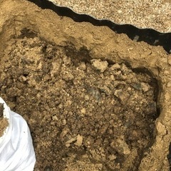 土、真砂土、バラス