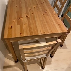 IKEAダイニングテーブルセット