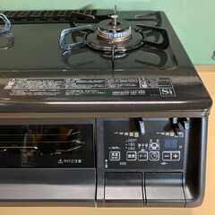 パロマ ガステーブル（プロパンガス・LPG用）エブリシェフ ブラック IC-735WA-R（右強火力）2019年製の画像